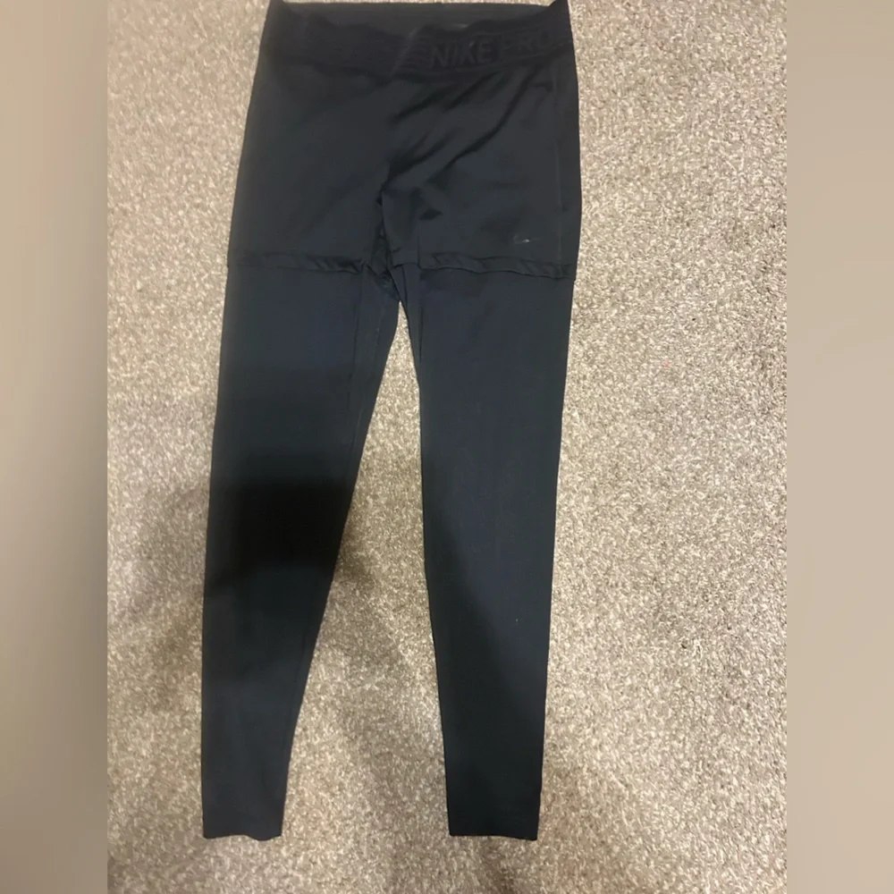 Nike pro leggings size XL MESH - Picture 2 of 6